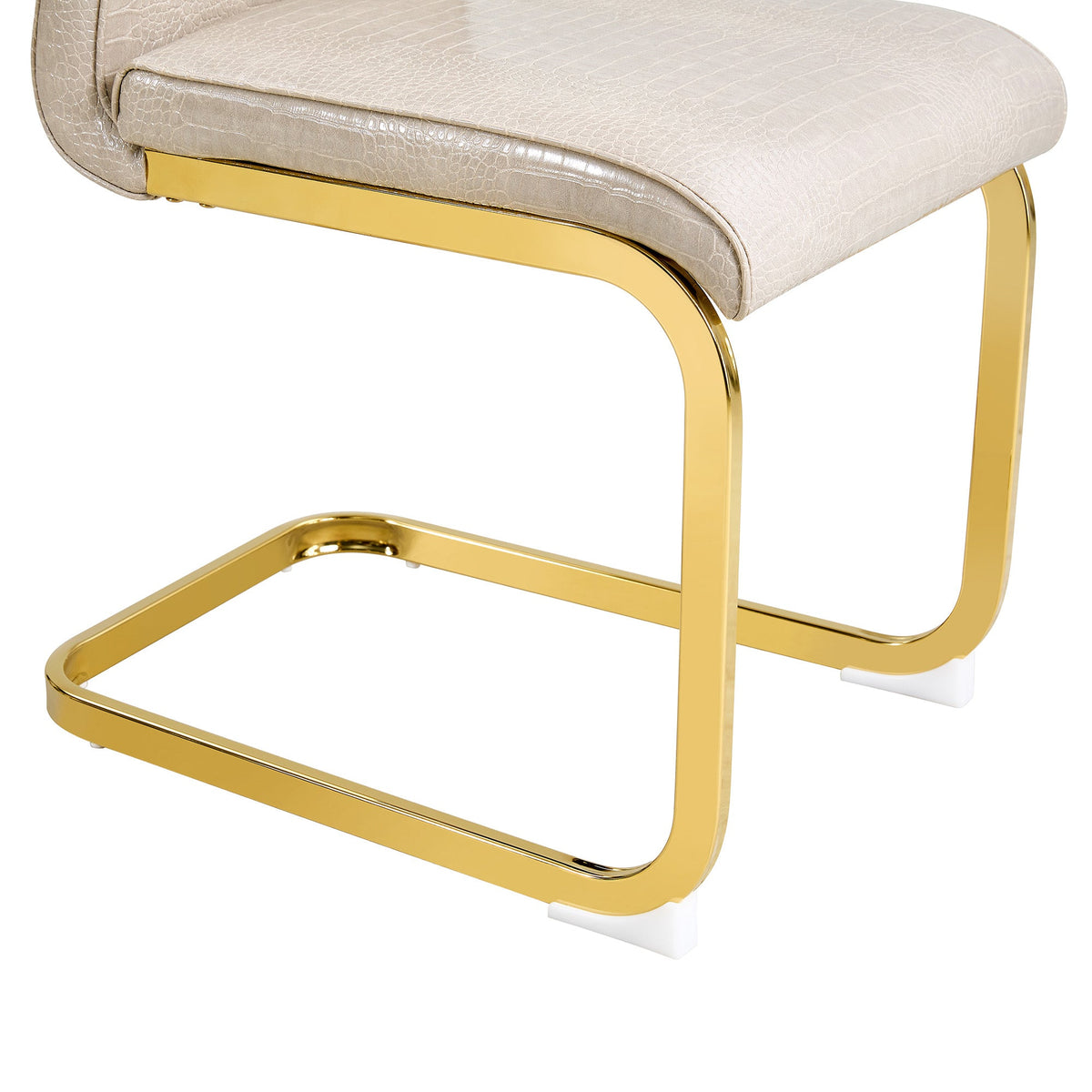 Kinsey Beige, Gold Legs, Set of 4