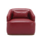 MCM PU Leather Swivel Barrel Accent Chair (3 Colors)