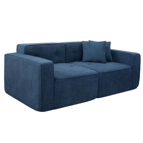 Modern Low Profile Memory Foam Sofa 90" – in room setting