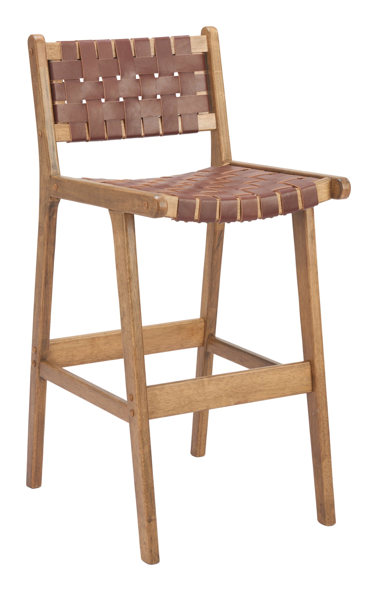 Feder Brown Barstool (Set of 2)