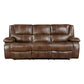 Marlo Leather Reclining Collection in Brown