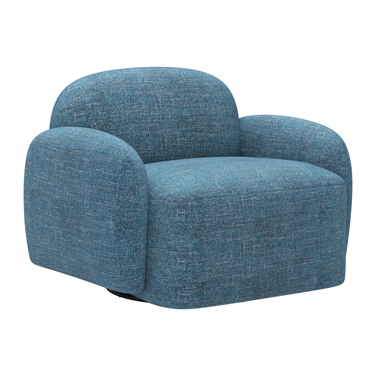 Cleo Blue Swivel Chair