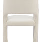 Minet Linen White Dining Chair