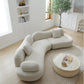 Meryl Curved Boucle Sofa