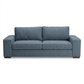 Modena Sofa 92" – Made in USA Square-Arm Sofa (7 Fabrics) - Leslie Peacock - Fabric (7)