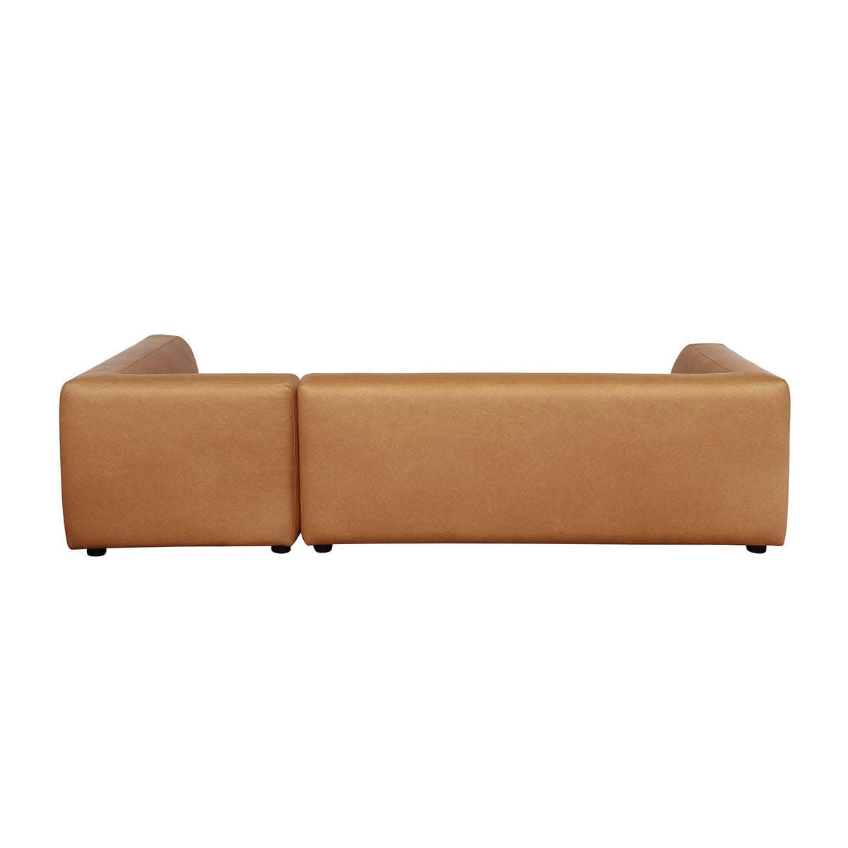 Lukas 2-piece sectional with right-facing chaise in camel