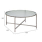 Vetro Silver Coffee Table