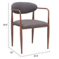 Zens Dining Chair (Set of 2) in Truffle Gray