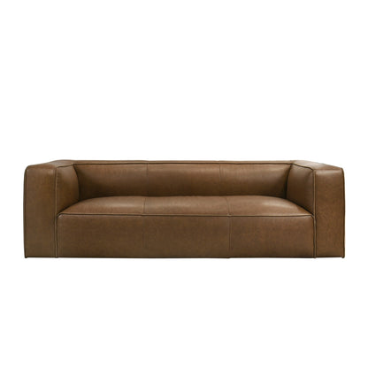 Colton Saddle Tan Leather Sofa