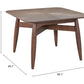 Silea Espresso Square Dining Table