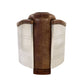 Brancaster Retro Inspired Lounge Chair in Brown Top Grain Leather & Aluminum - Revel Sofa 