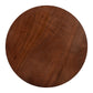 Stuk Brown & White Side Table