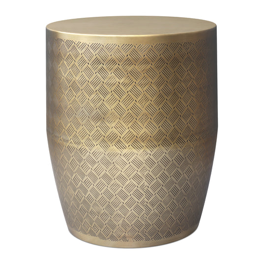 Johnsen Antique Gold Iron Accent Table