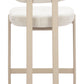 Aurea Light Gray Counter Stool (Set of 2)