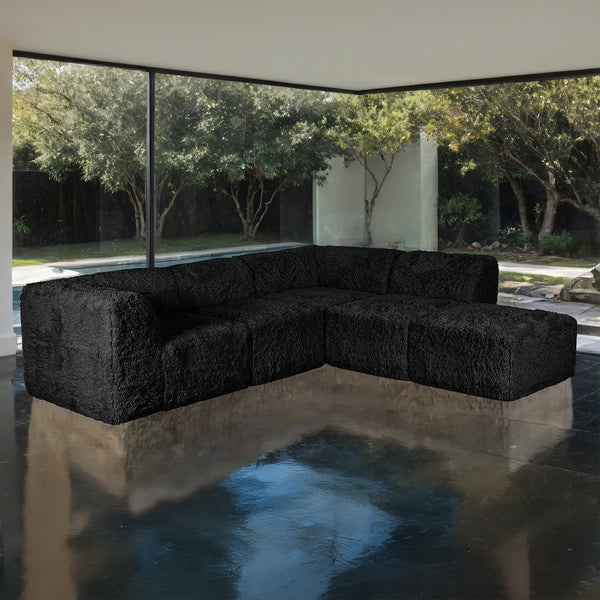 Donovan Faux Fur Modular Sectional – 107