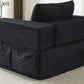 Sorrel U-Shaped Modular Sofa - Black (8)