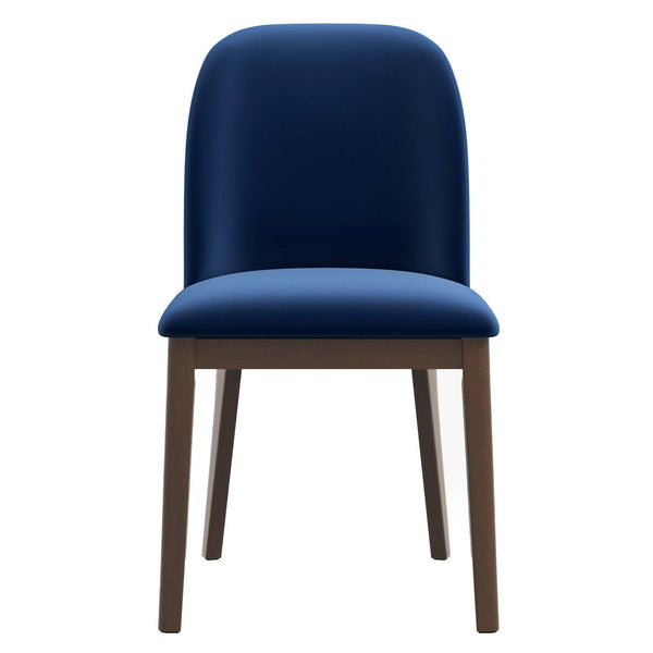 Kaitlyn Navy Blue Velvet Dining Chair (Set of 2) – 33
