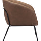 Quinten Vintage Brown Accent Chair