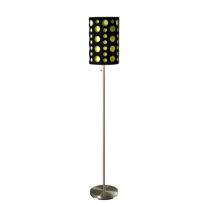 Greta Metal Floor Lamp – 66" Retro Two-Layer Shade Floor Lamp