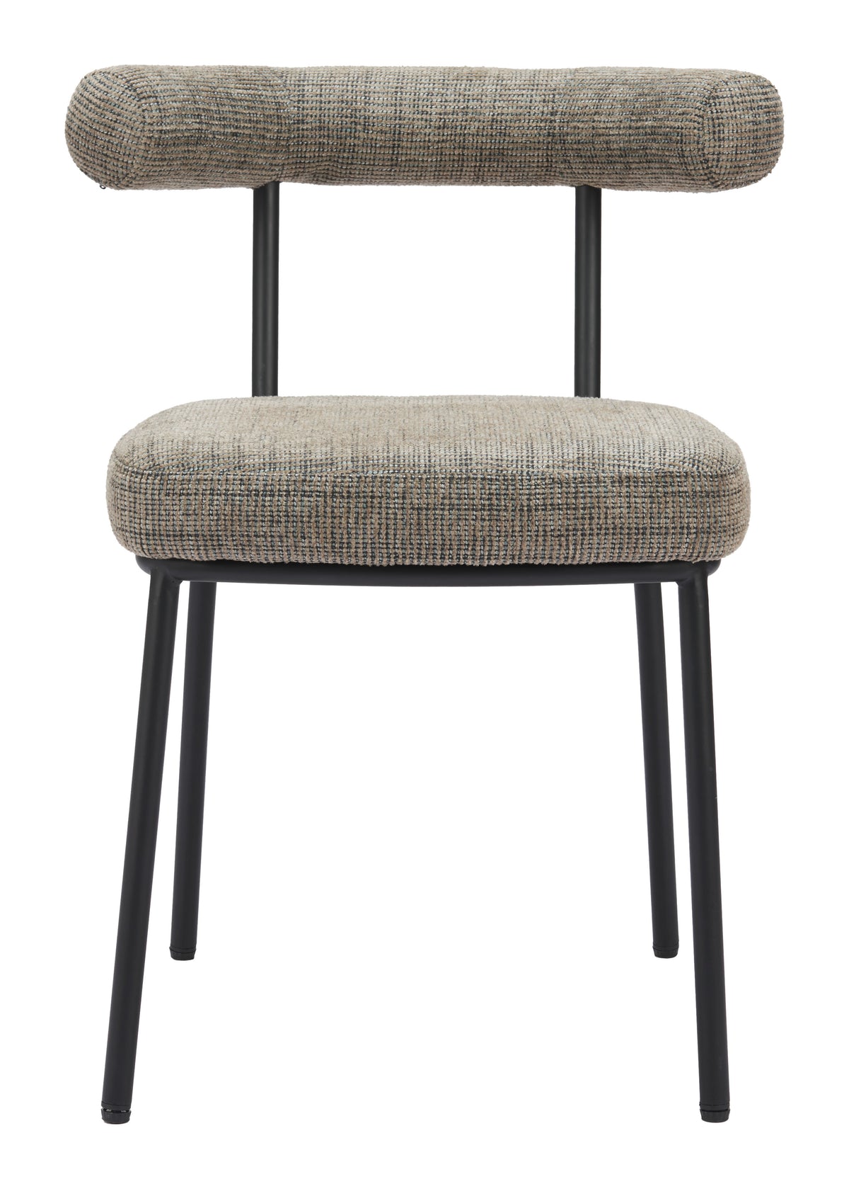 Kede Green Tweed Dining Chair (Set of 2)