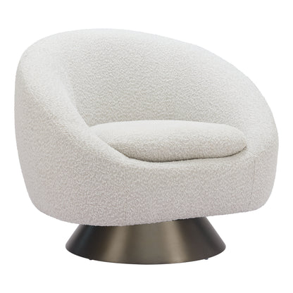 Modan Misty Gray Swivel Chair