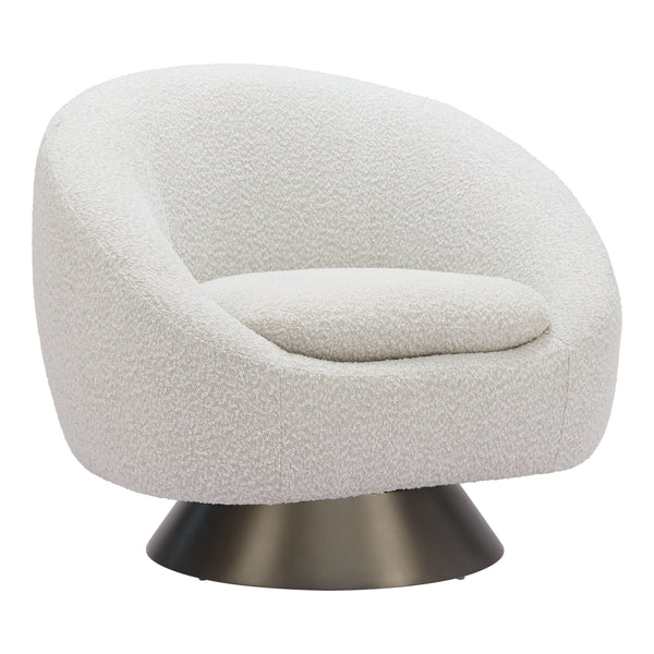 Modan Misty Gray Swivel Chair