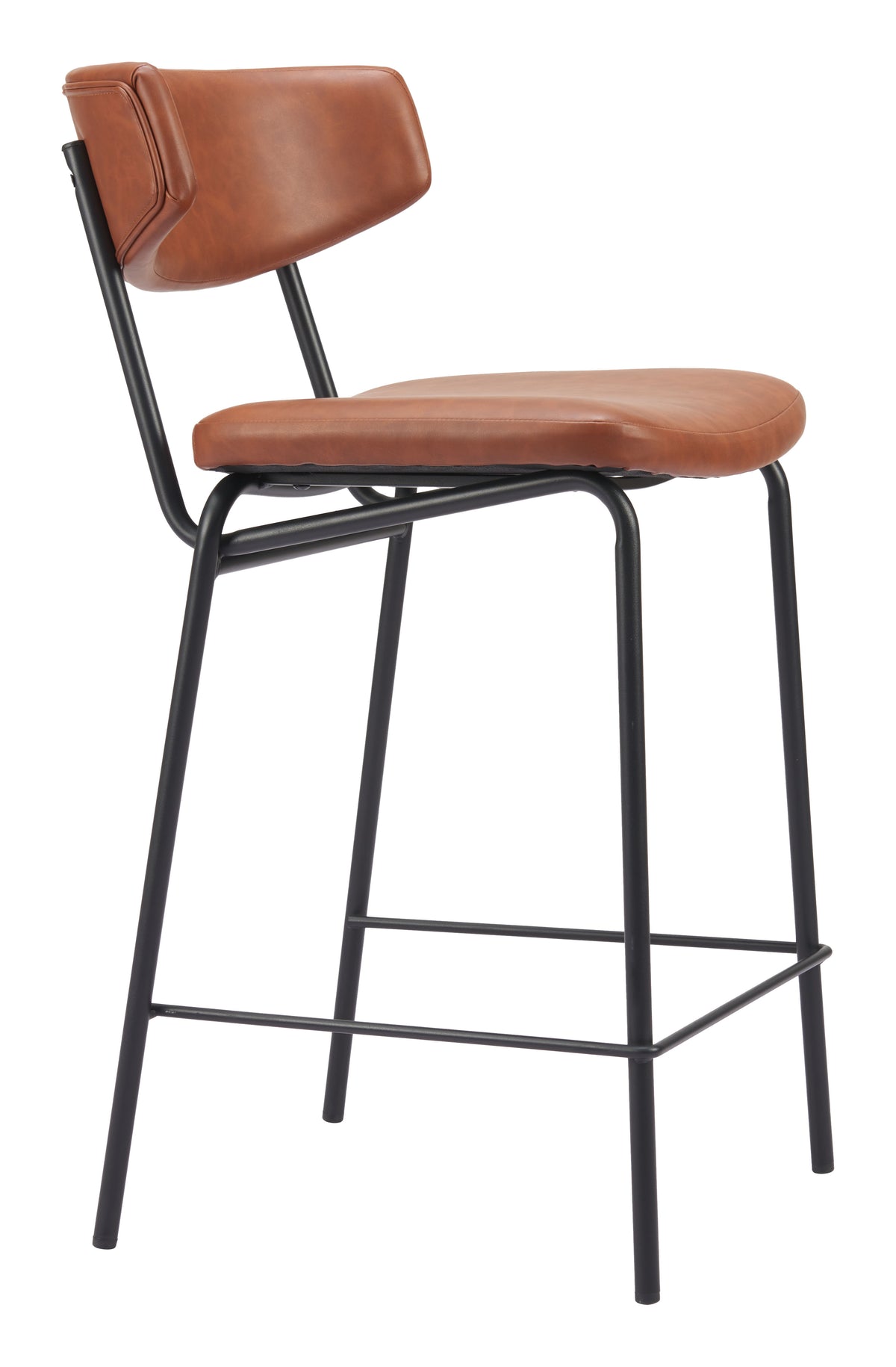 Charon Counter Stool (Set of 2) in Vintage Brown