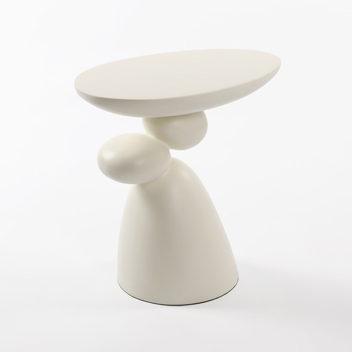 Edric Fiberglass Corner End Table