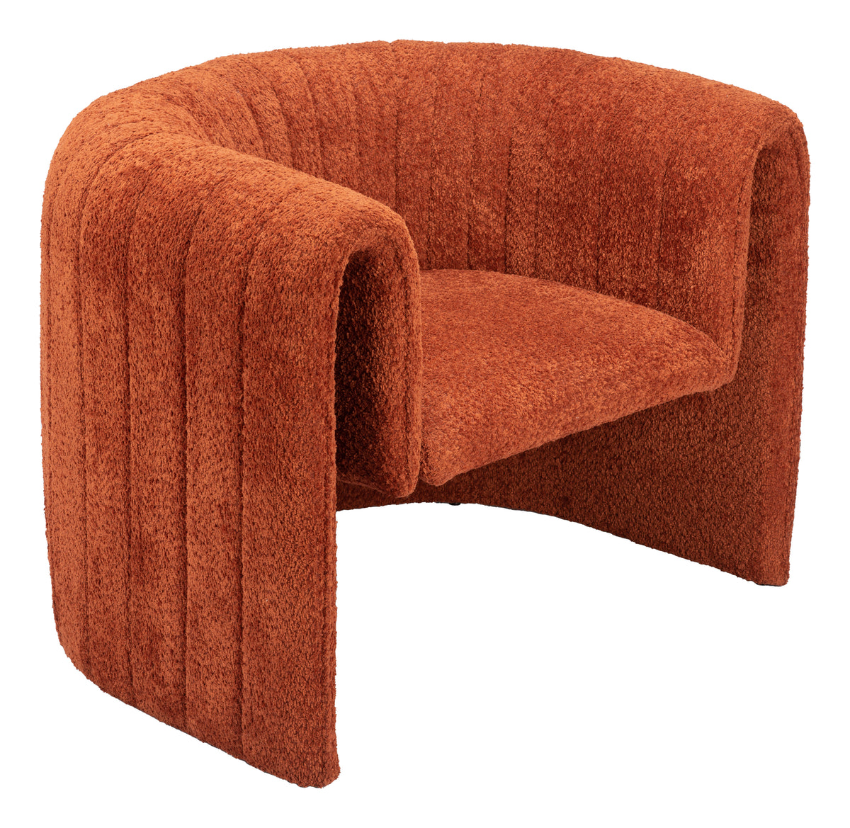 Viana Accent Chair in Burnt Orange