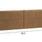 Cove Brown Floating Queen Headboard