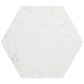 Bisel White & Walnut Side Table