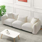 Modern Deep Seated Plush Cushion Sofa 102' (2 Colors)