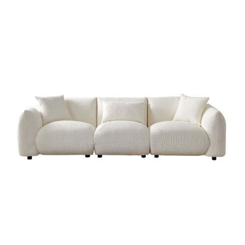 Modern Deep Seated Plush Cushion Sofa 102' (2 Colors)