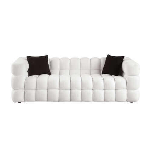 Modern Tufted Boucle Marshmallow Sofa (3 Colors)
