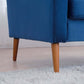 MCM Faux Leather Sofa 77'