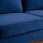 MCM Faux Leather Sofa 77'