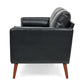 MCM Faux Leather Sofa 77'