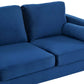 MCM Faux Leather Sofa 77'