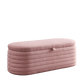 Modern Oval Ottoman Storage Bench 45.5" (6 Colors)