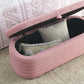 Modern Oval Ottoman Storage Bench 45.5" (6 Colors)