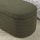 Modern Oval Ottoman Storage Bench 45.5" (6 Colors)