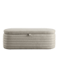 Modern Oval Ottoman Storage Bench 45.5" (6 Colors)