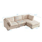 Modern Modular U-Shape Dual Chaise Sofa Sectional 129'