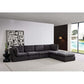 Modern Modular U-Shape Dual Chaise Sofa Sectional 129'