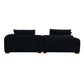 Modern Channel Tufted Corduroy Fabric Sofa 103.9'