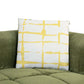 Modern Channel Tufted Corduroy Fabric Sofa 103.9'