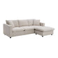 Modern 3 Seat Sofa w/ Ottoman 100" (4 Colors)