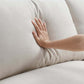Modern 3 Seat Sofa w/ Ottoman 100" (4 Colors)