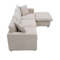 Modern 3 Seat Sofa w/ Ottoman 100" (4 Colors)