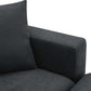 Modern 3 Seat Sofa w/ Ottoman 100" (4 Colors)